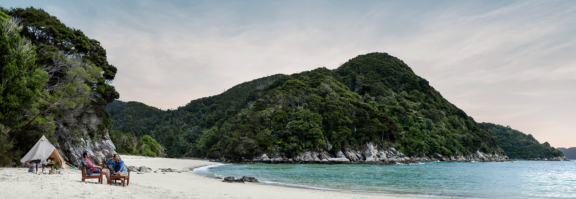 Photography of Abel Tasman by Commercial Photographer Fraser Clements for Tourism New Zealand 100% pure. Close to Nelson New Zealand.